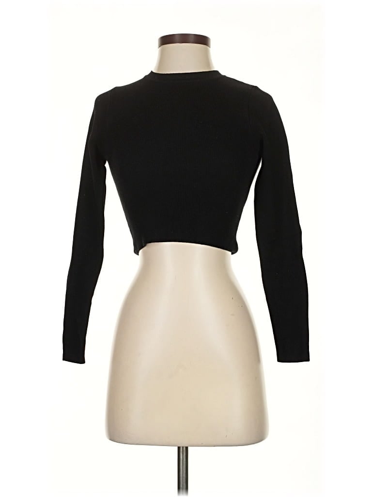 Pre-owned Zara Turtleneck Sweater In Black