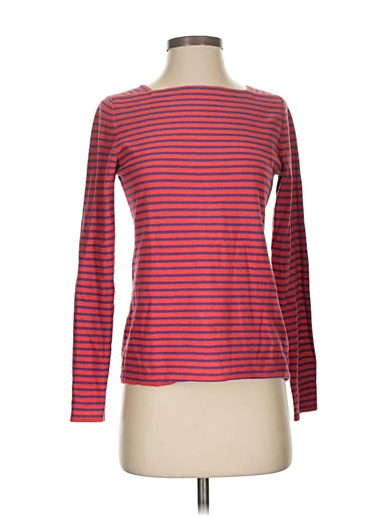 Pre-owned J. Mclaughlin 3/4 Sleeve T-shirt In Red