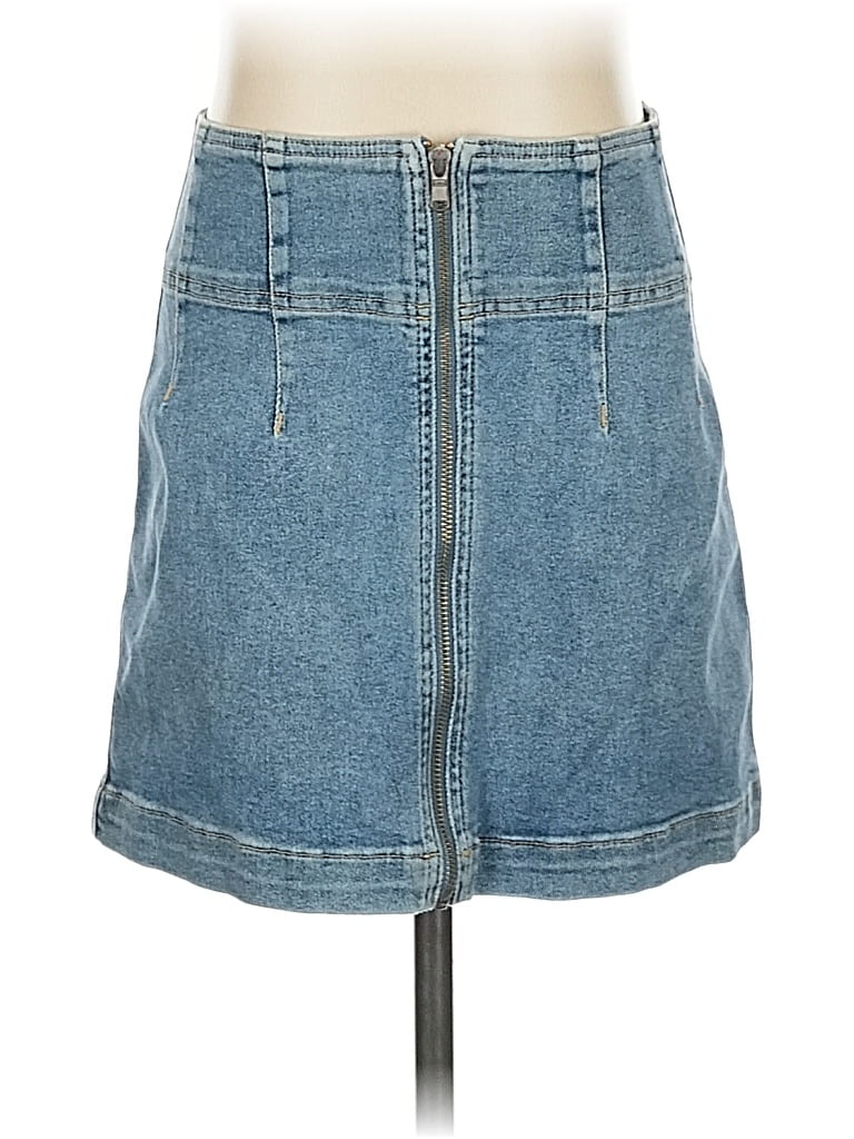 Pre-owned We The Free Denim Skirt In Blue