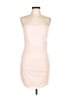 Unbranded Solid Pink Cocktail Dress Size L - photo 1