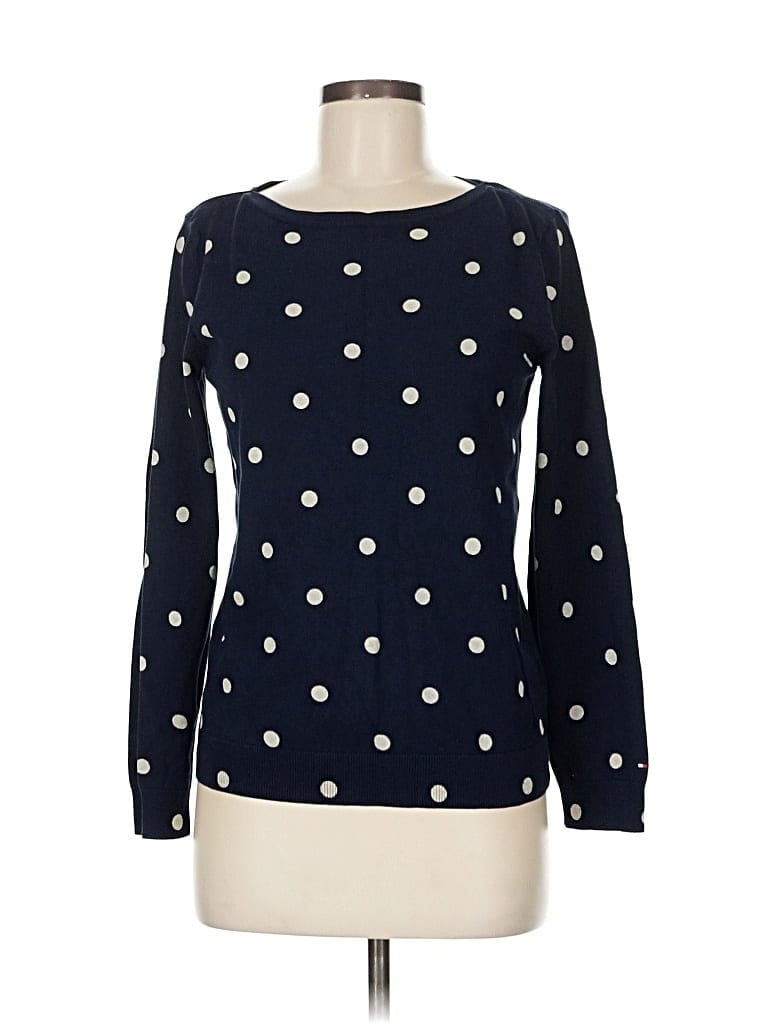 Pre-owned Tommy Hilfiger Pullover Sweater In Blue