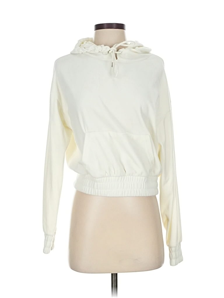Pre-owned Charlotte Russe Sweatshirt In White