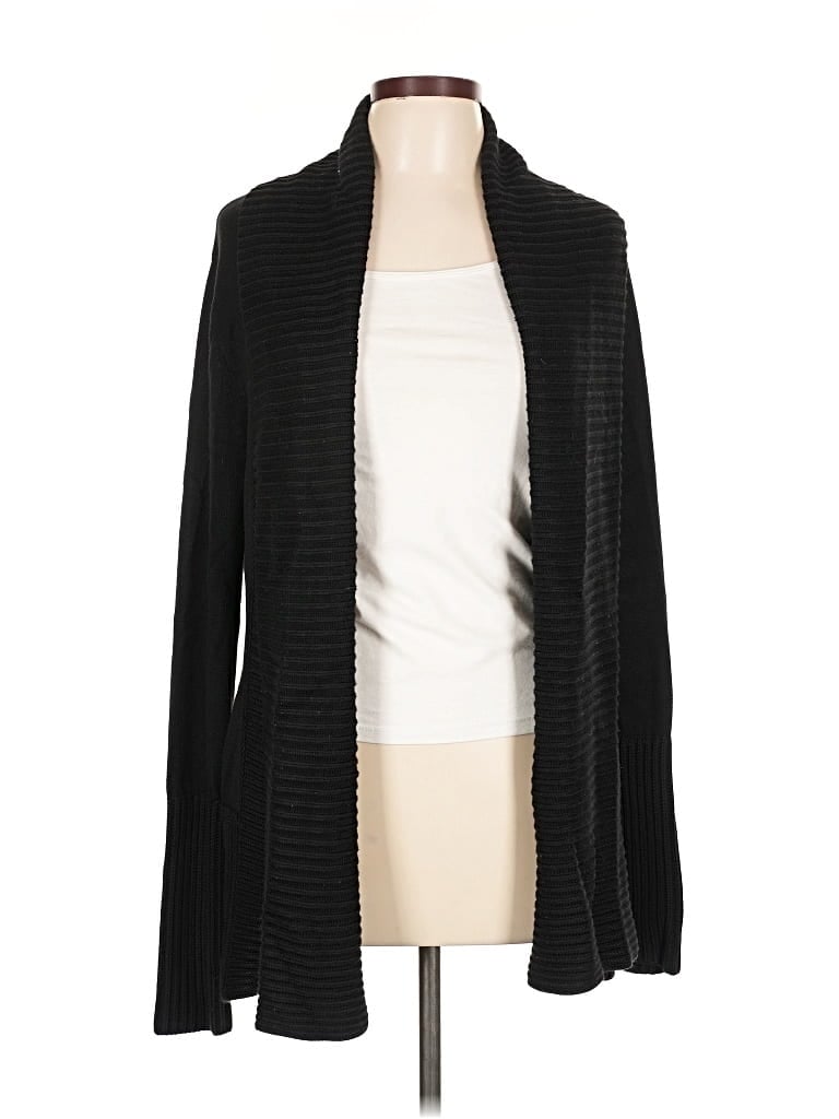 Pre-owned Inc International Concepts Cardigan Sweater In Black
