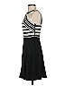 Maeve Stripes Black Cocktail Dress Size 4 - photo 5