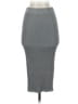 Milly Solid Gray Casual Skirt Size S - photo 1