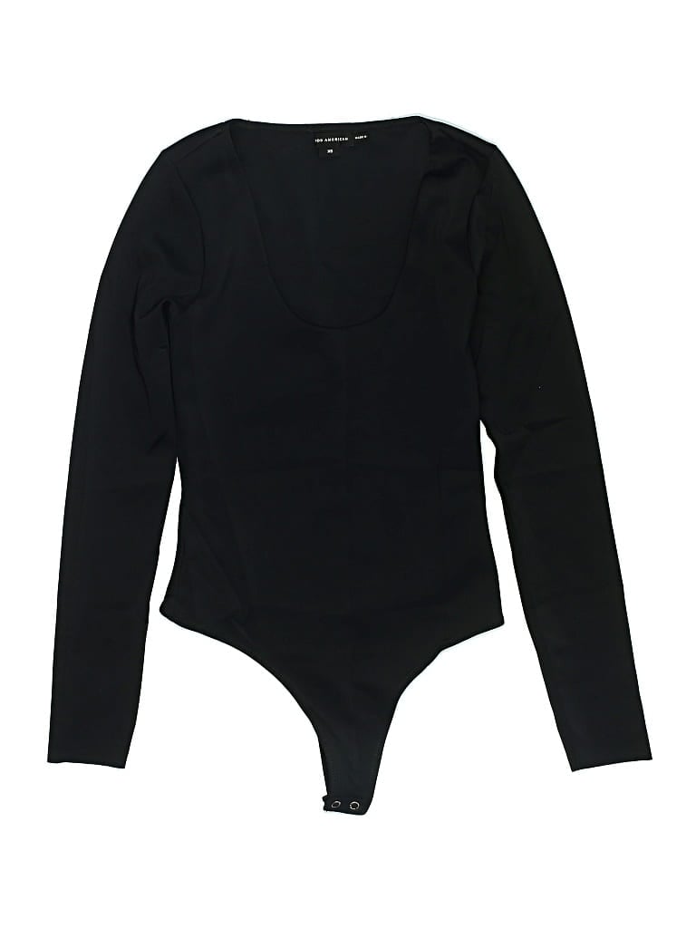 Pre-owned Good American Bodysuit In Black