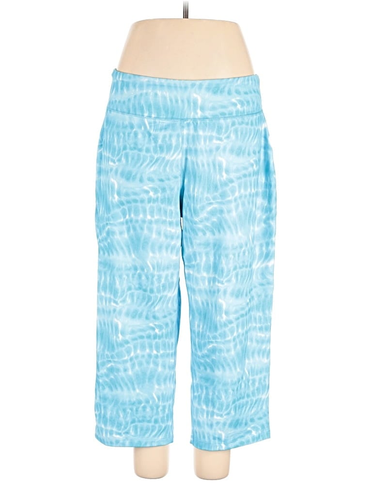 Pre-owned Lands' End Casual Pants In Blue