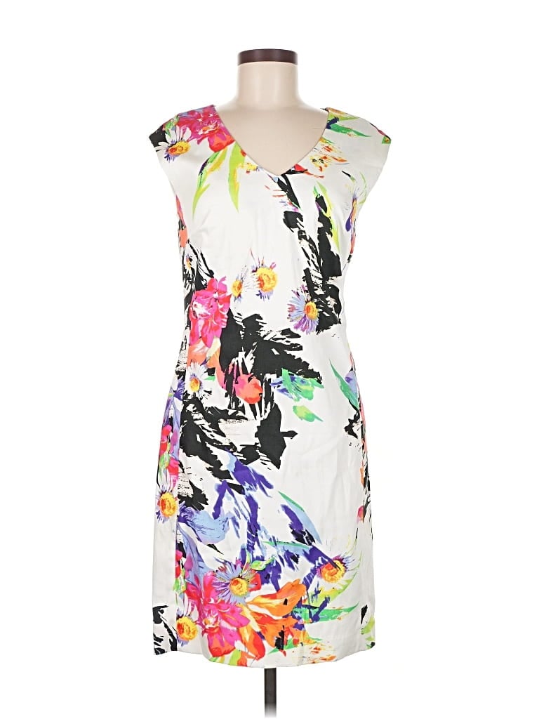 Pre-owned Catherine Catherine Malandrino Cocktail Dress In White