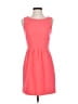J.Crew 100% Polyester Solid Pink Casual Dress Size 0 - photo 1