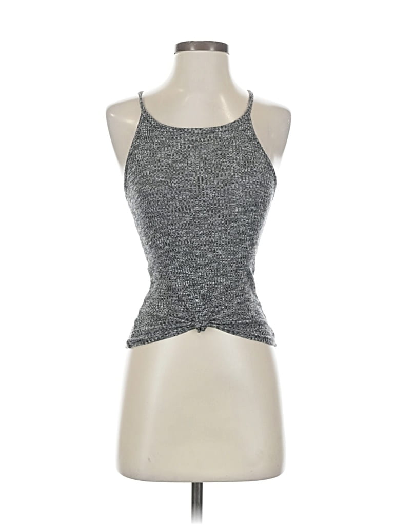 Pre-owned Atmosphere Tank Top Gray Halter Neckline Tops