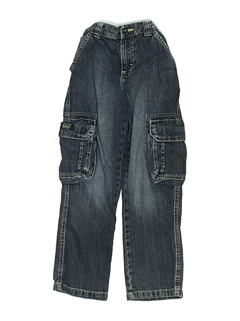 Pre-owned Unbranded Kids' Cargo Pants In Blue