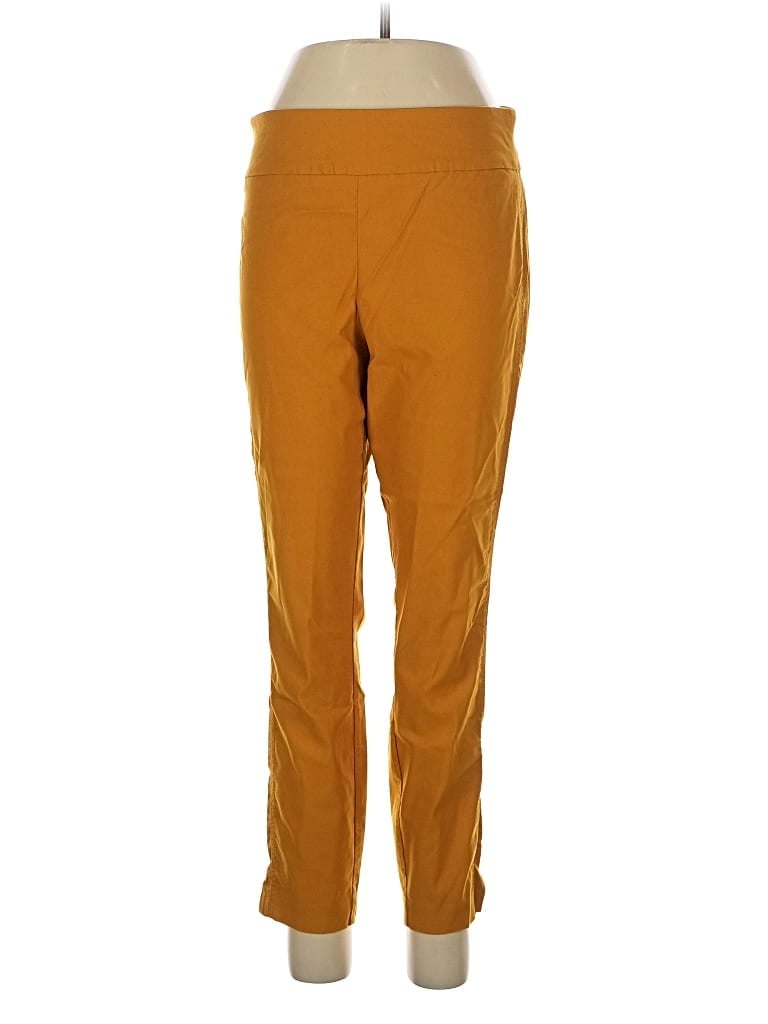Pre-owned New York And Company Active Pants In Gold