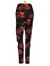 Fierce Pulse Floral Black Casual Pants Size S (estimated) - photo 2