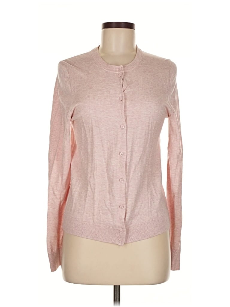 Pre-owned J.crew Factory Store Cardigan Sweater In Pink