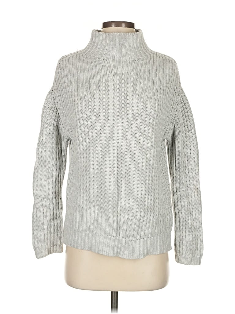 Pre-owned Gap Turtleneck Sweater In Silver