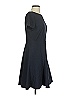 Ann Taylor Solid Black Casual Dress Size 4 - photo 4