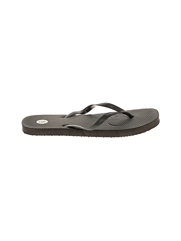 Pre-owned Unbranded Flip Flops In Black