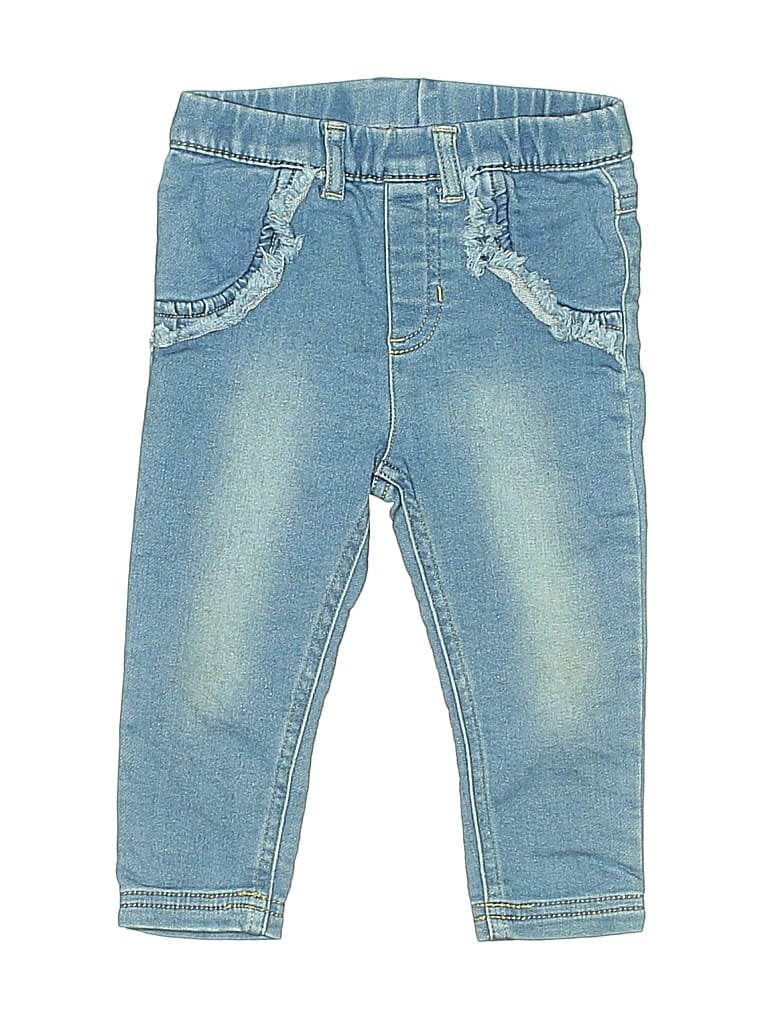 Pre-owned Cat & Jack Babies' Jeans In Blue