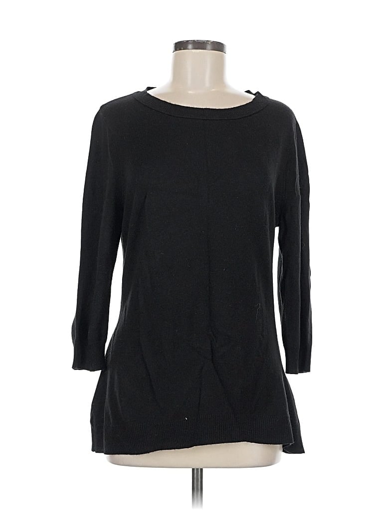 Pre-owned New York And Company Pullover Sweater In Black