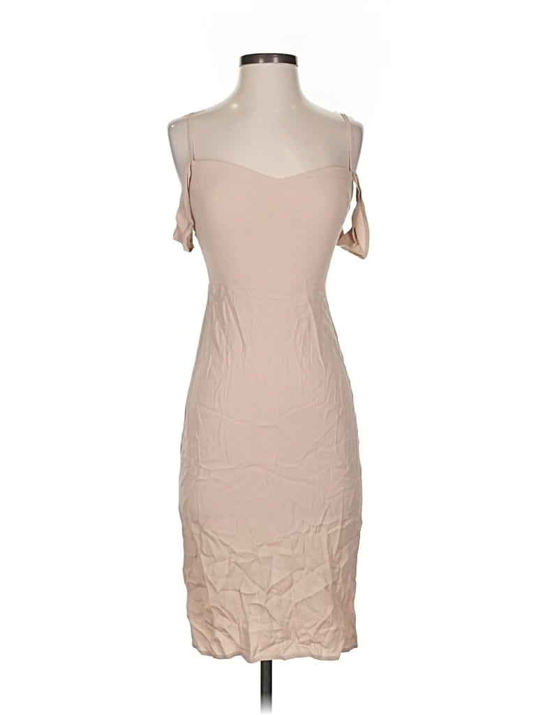 Pre-owned Reformation Cocktail Dress In Brown