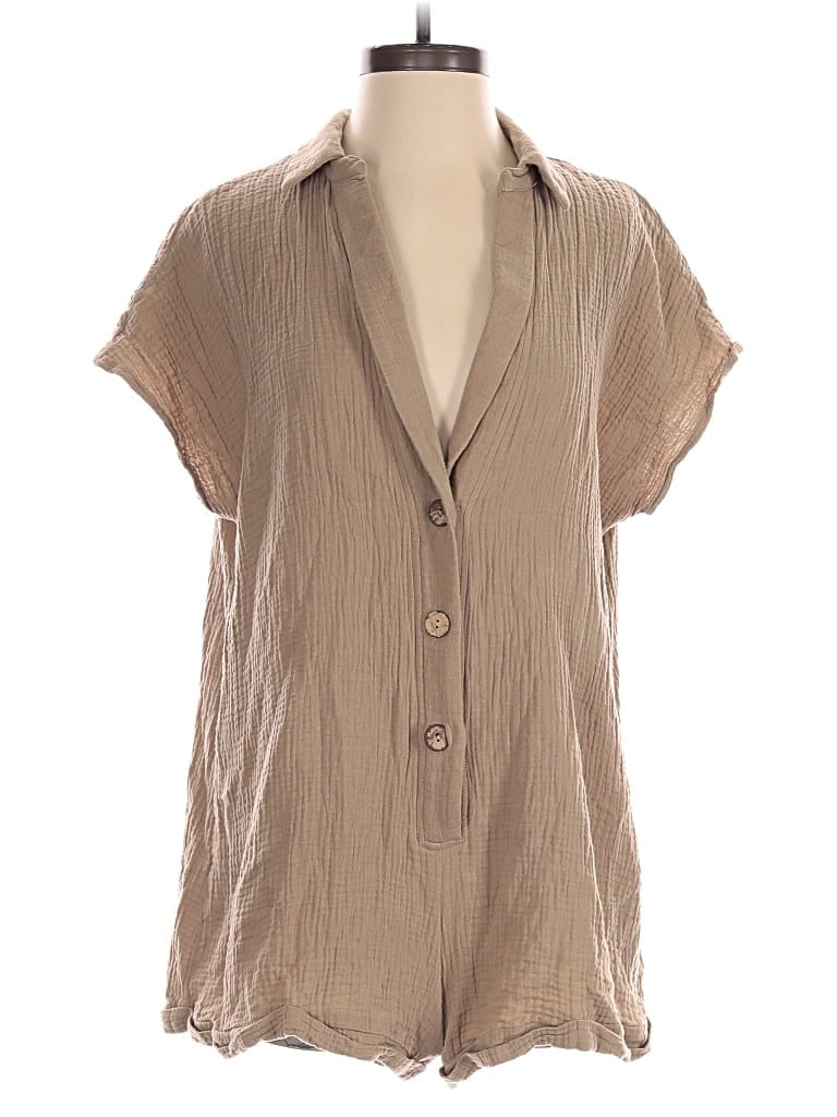 Pre-owned Princess Polly Romper In Brown