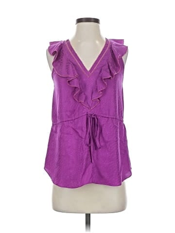 Rebecca Taylor Sleeveless Silk Top (view 1)
