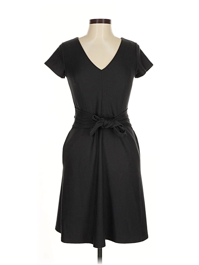Pre-owned Ann Taylor Loft Casual Dress In Black