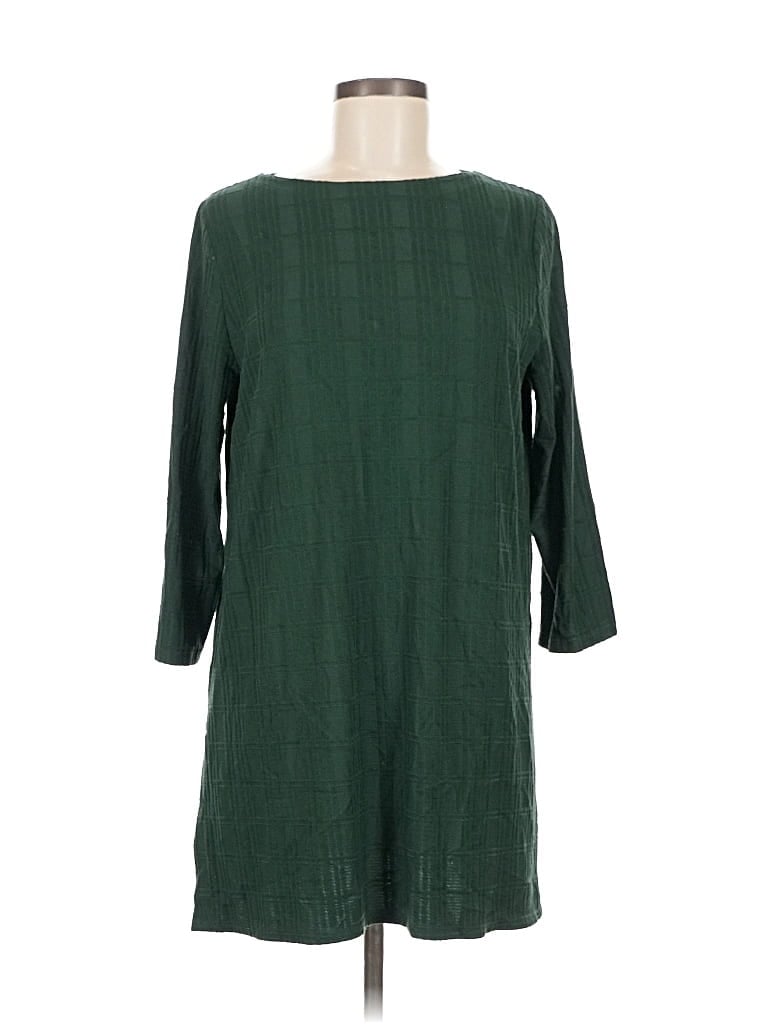 Pre-owned Jjill Casual Dress In Green