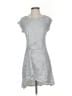 Max Studio Silver Casual Dress Size S - photo 1