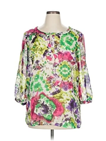 Adiva 3/4 Sleeve Blouse (view 1)