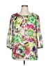 Adiva Green 3/4 Sleeve Blouse Size XL - photo 1