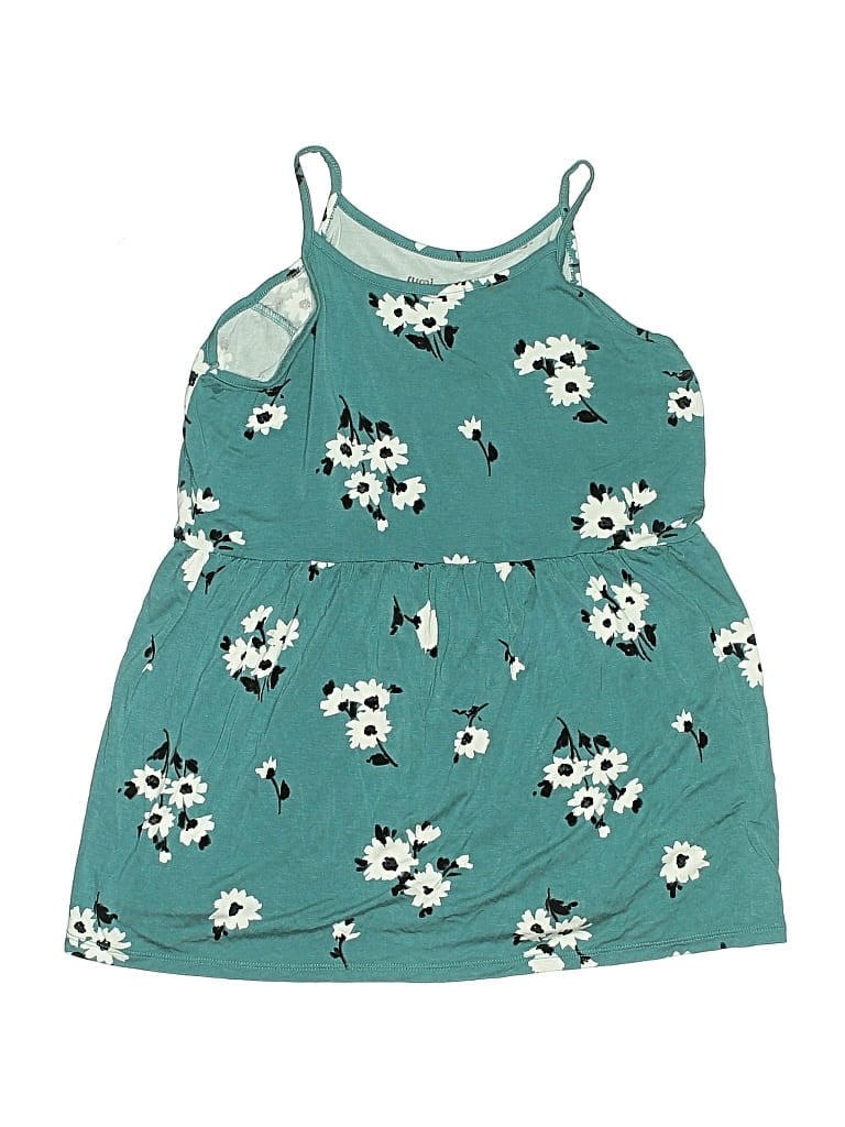 Pre-owned Rumi + Ryder Kids' Tank Top Blue Halter Neckline Tops