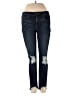 Just Black Hearts Blue Jeans Size 26 waist - photo 1