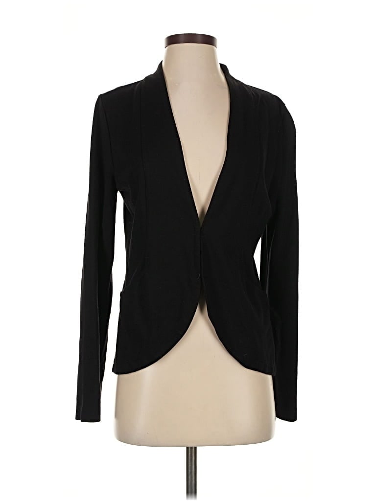 Pre-owned Peach Blazer Jacket In Black