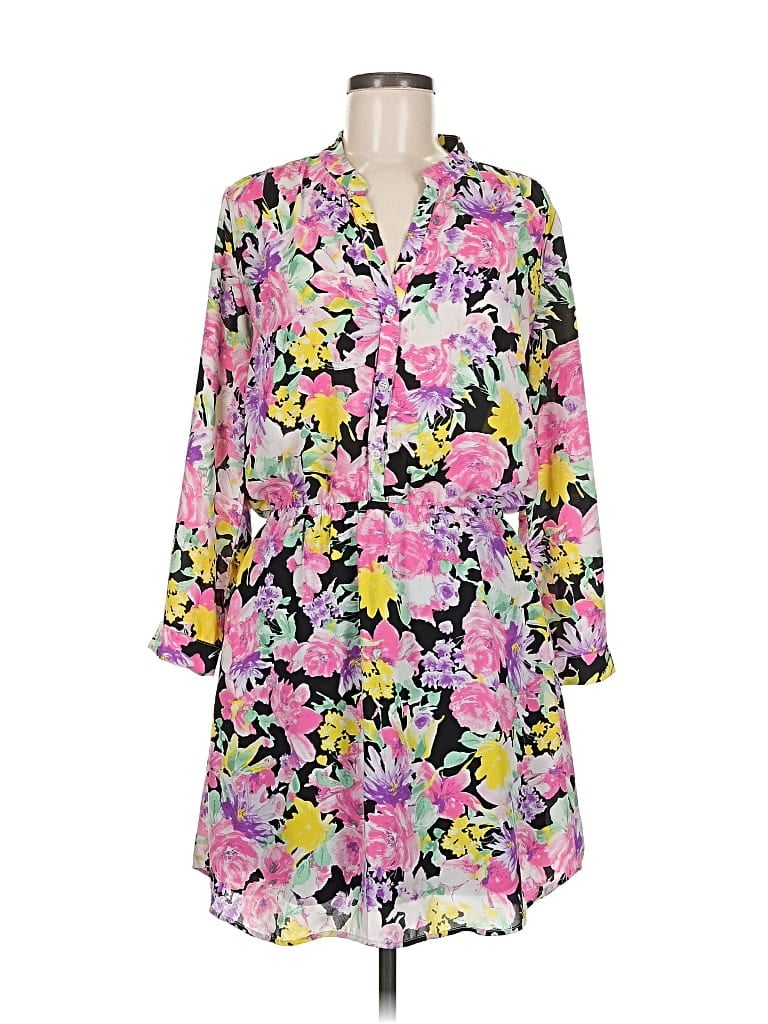 Pre-owned Charles Henry Casual Dress In Pink