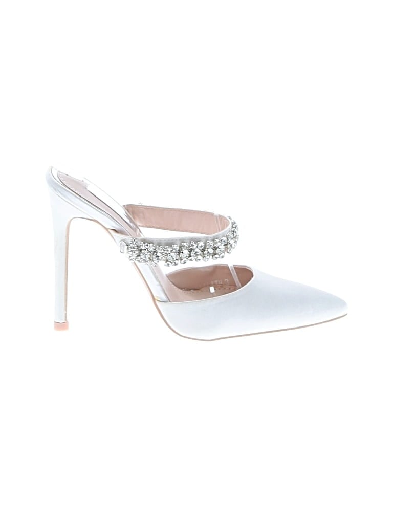 Pre-owned Be Mine Mule/clog In White