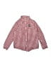 Garb 100% Cotton Checkered-gingham Red Long Sleeve Button-Down Shirt Size 7 - 8 - photo 1