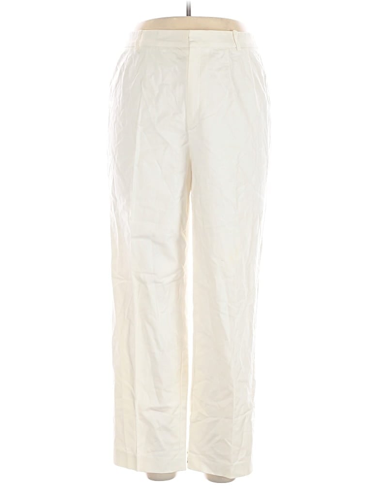 Pre-owned Ellen Tracy Casual Pants In White