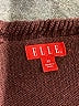 Elle 100% Acrylic Burgundy Cardigan Size XS - photo 7