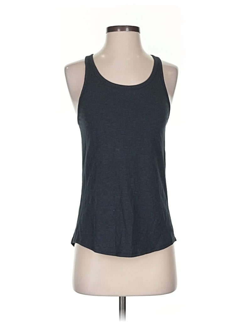 Pre-owned Lululemon Athletica Tank Top Gray Halter Neckline Tops