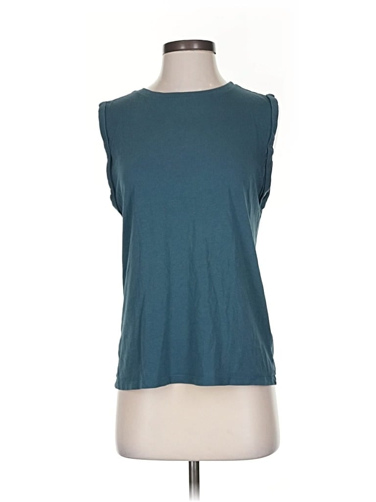 Pre-owned Fabletics Sleeveless T-shirt In Blue