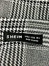 Shein Checkered-gingham Gray Blazer Size 4 - photo 6