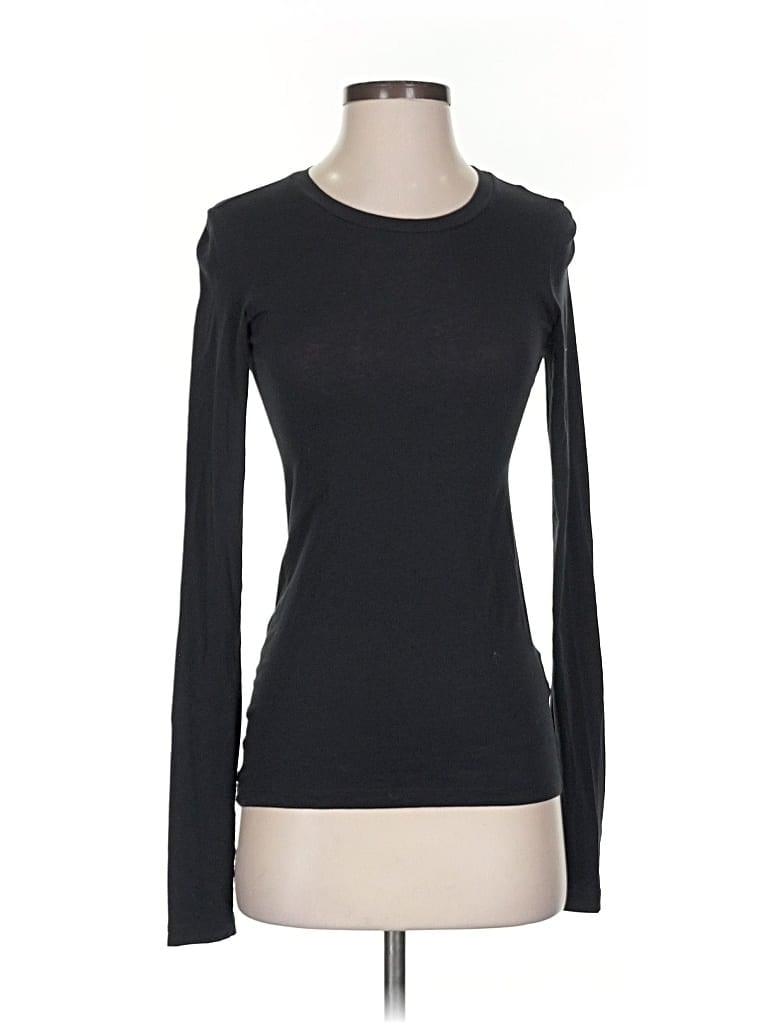 Pre-owned Theory Long Sleeve T-shirt In Black