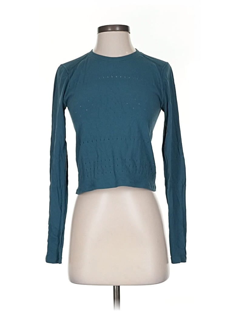 Pre-owned Calia Long Sleeve T-shirt In Blue