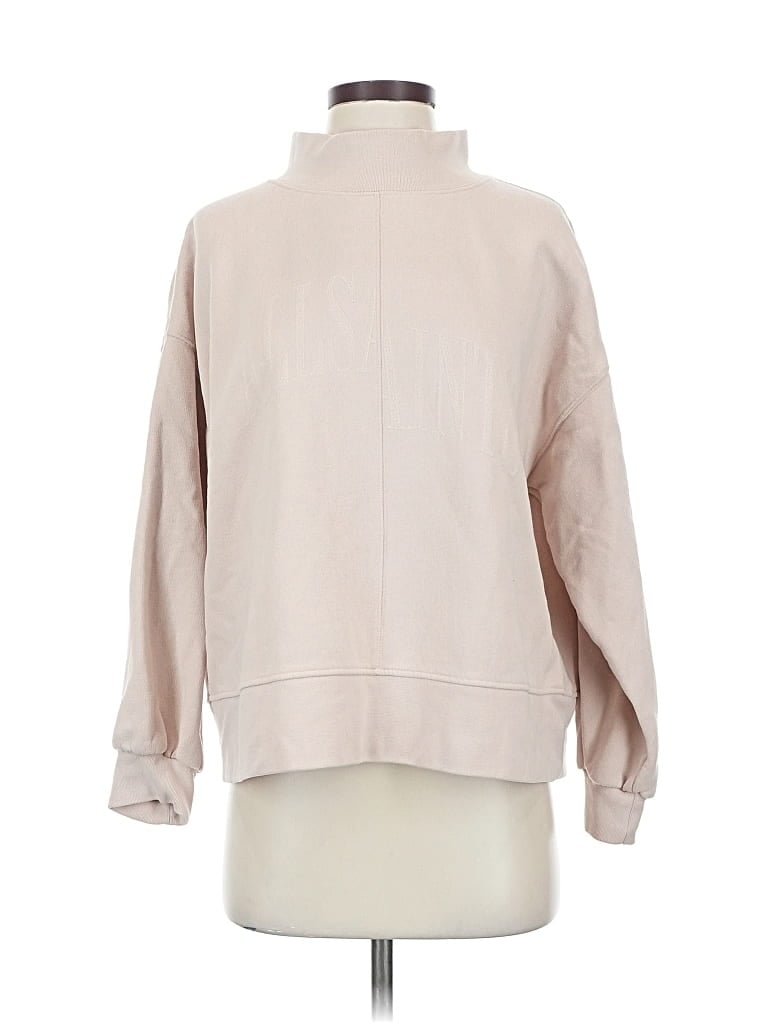 Pre-owned Allsaints Turtleneck Sweater In Brown