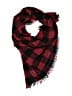 Unbranded Plaid Burgundy Red Scarf One size - photo 1