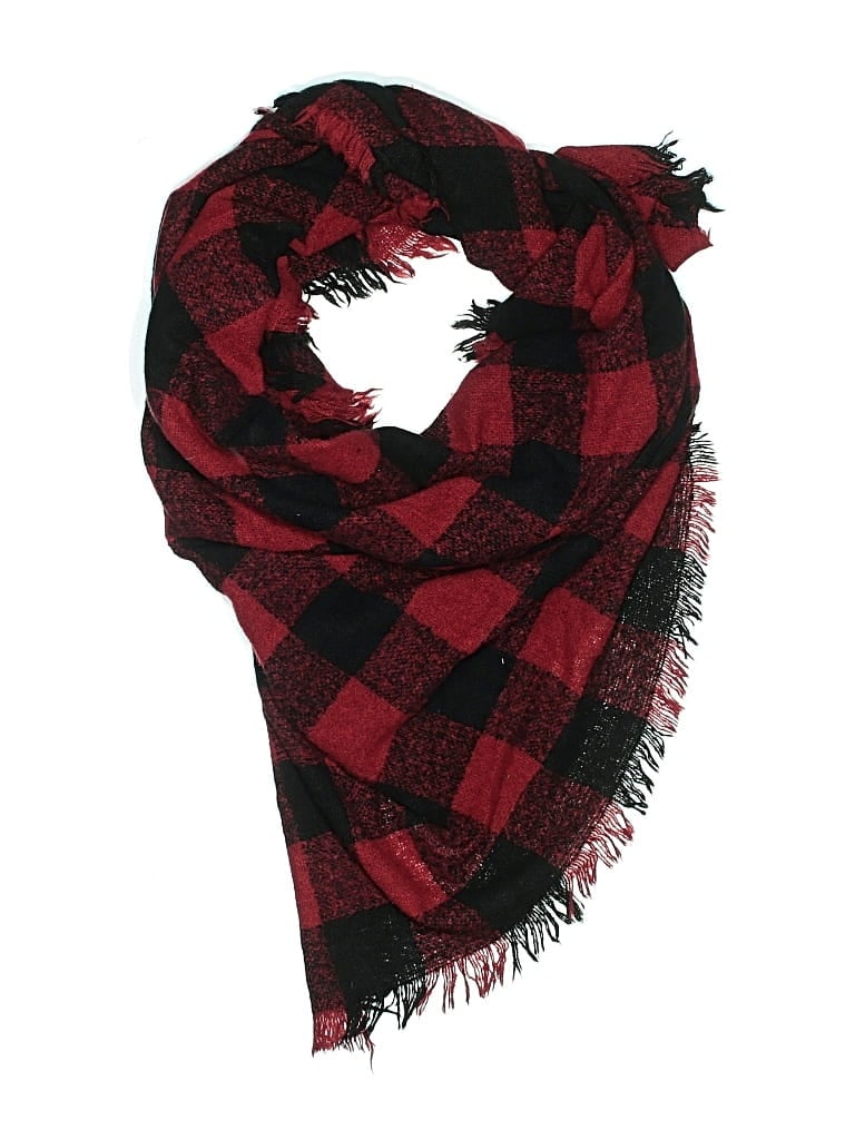 Pre-owned Unbranded Scarf In Red