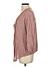 August Silk 100% Viscose Pink Cardigan Size S - photo 5