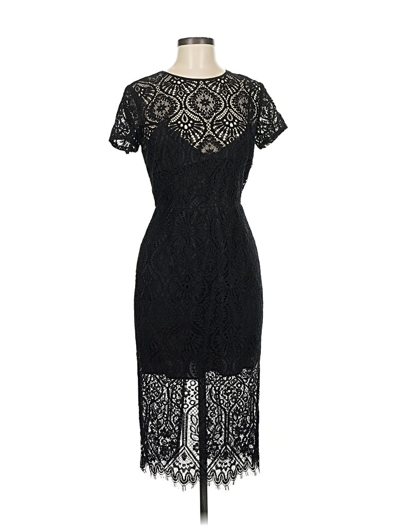 Pre-owned Veronica Beard Cocktail Dress In Black