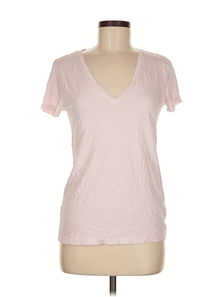 Pre-owned J.crew Factory Store Short Sleeve T-shirt In Pink